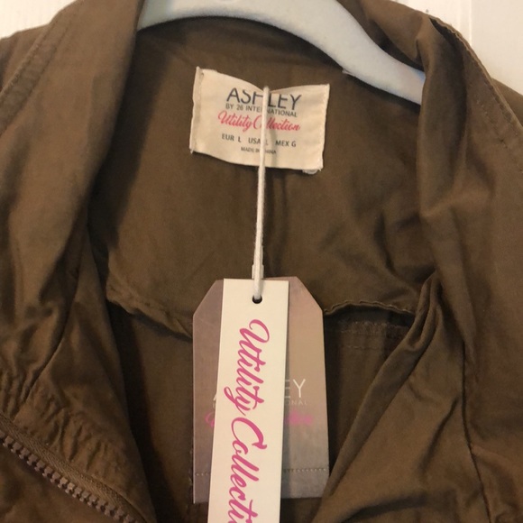 Stylish brown hooded jacket - Picture 3 of 5